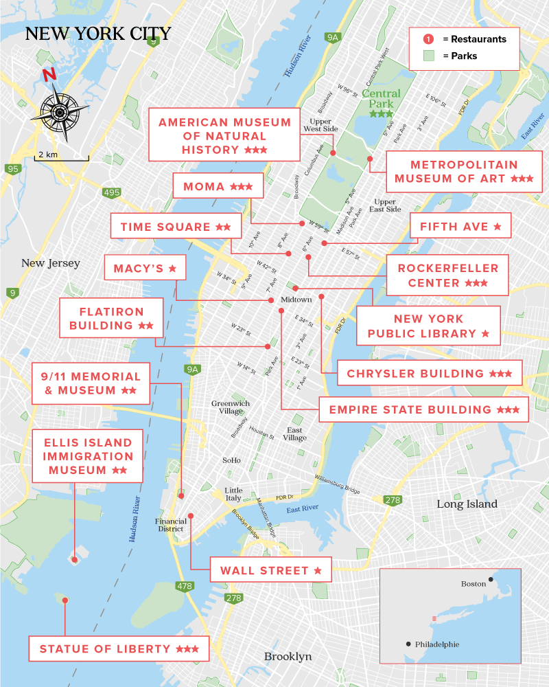 tourist guide to new york city