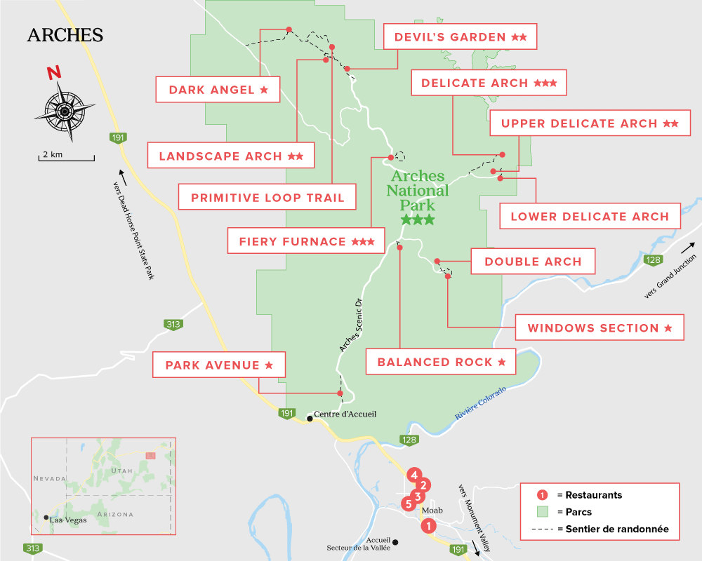 Guide voyage du parc national des Arches 2024 PDF gratuit à imprimer